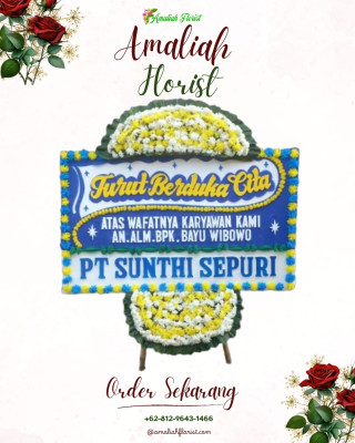 Papan Bunga Duka di Menui Kepulauan